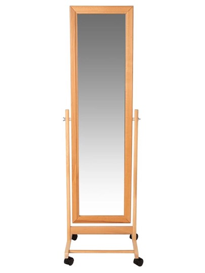 Напольное зеркало в спальню BeautyStyle 27 (135х42,5см) Светло-коричневый в Чите - изображение 1