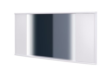 Зеркало Vittoria с подсветкой, Экокожа (Белый) в Чите