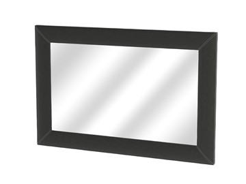 Зеркало настенное OrmaSoft 2, экокожа черная в Чите