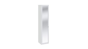 Шкаф для белья Ривьера с зеркалом СМ 241.21.001 (Белый) в Чите