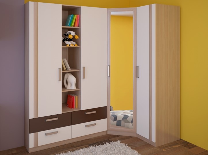 Детский 2-дверный шкаф Walker М02 в Чите - изображение 3