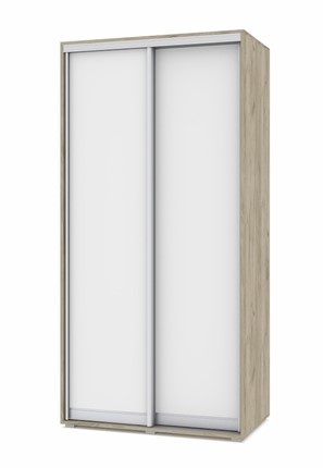 Шкаф 2-х дверный О41, Серый дуб - Белый в Чите - изображение