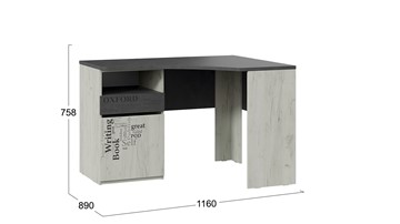 Детский угловой стол с ящиками Оксфорд-2 ТД-399.15.03 в Чите - предосмотр 5