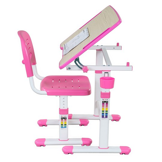 Парта растущая и стул Piccolino II Pink в Чите - изображение 5