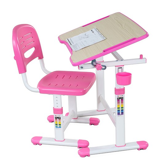 Парта растущая и стул Piccolino II Pink в Чите - изображение 3