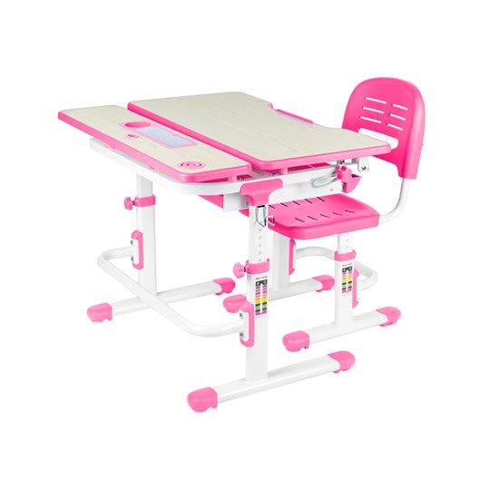 Парта растущая + стул Lavoro Pink в Чите - изображение 7