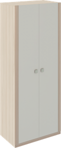 Шкаф распашной Глэдис М22 (Шимо светлый/Белый текстурный) в Чите