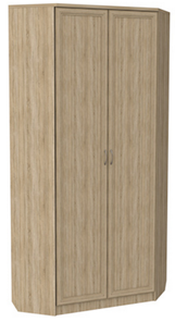 Распашной шкаф 401 угловой со штангой, цвет Дуб Сонома в Чите