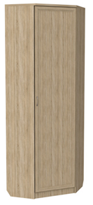 Распашной шкаф 402 угловой со штангой, цвет Дуб Сонома в Чите - предосмотр