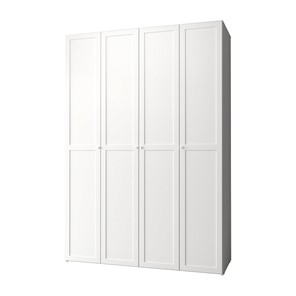 Шкаф распашной Харрис 60, белый + 4 фасад стандарт в Чите