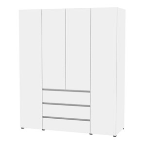Распашной шкаф Аларти Erik H334 (Белый) в Чите