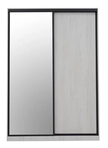 Шкаф-купе с зеркалом Винтер-6.16, винтерберг/темно-серый в Чите