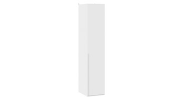 Шкаф одностворчатый Порто (580) СМ-393.07.001 (Белый жемчуг/Белый софт) в Чите