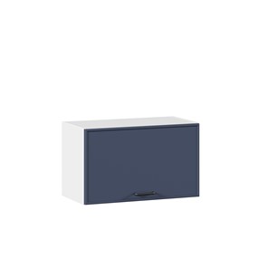 Кухонный горизонтальный шкаф 600 Индиго ЛД 298.710.000.119, Белый/Тёмно-синий в Чите