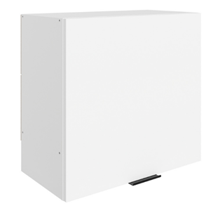 Кухонный навесной шкаф Стоун L600 Н566 (1 дв. гл.) (белый/джелато софттач) в Чите - предосмотр