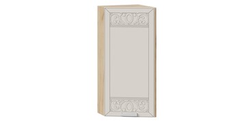 Кухонный шкаф торцевой Долорес 1В3Т (Дуб крафт золотой/Крем) в Чите