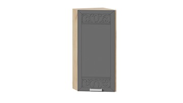 Кухонный шкаф торцевой Долорес 1В3Т (Дуб крафт золотой/Титан) в Чите