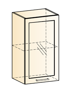 Навесной шкаф Яна L400 Н720 (1 дв. рам.) в Чите