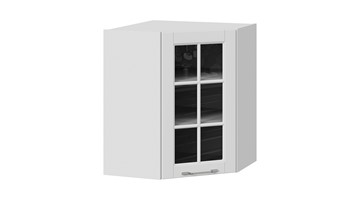 Кухонный навесной шкаф Скай ВУ45_72-(40)_1ДРс (Белоснежный софт) в Чите