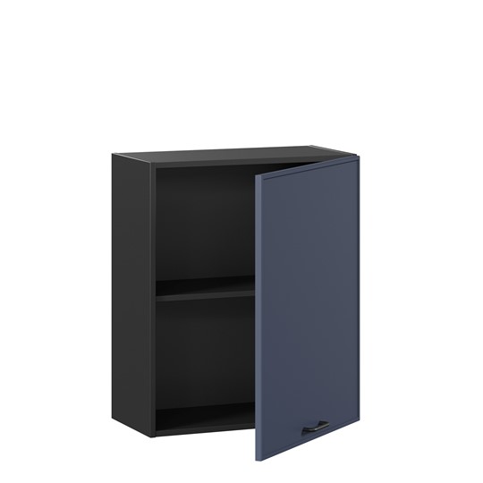 Кухонный шкаф 600 Индиго ЛД 298.350.000.146, Чёрный/Тёмно-синий в Чите - изображение 1