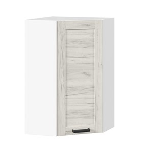 Кухонный шкаф 600 угловой высокий Винченца ЛД 234.620.000.042, Белый/Дуб Крафт белый в Чите