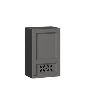 Кухонный шкаф Амели-3 450 ЛД 299.330.000.028, Черный/Оникс серый в Чите