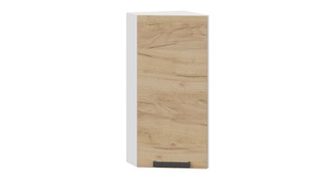 Кухонный навесной шкаф Детройт 1В3Т (Белый/Дуб Крафт золотой) в Чите