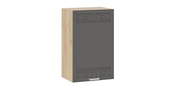 Навесной кухонный шкаф Долорес 1В45 (Дуб крафт золотой/Титан) в Чите