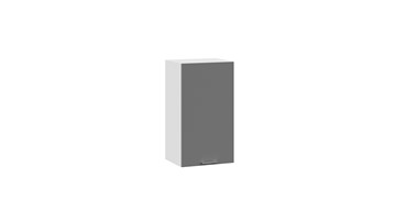 Навесной кухонный шкаф Габриэлла 1В4 (Белый/Титан) в Чите