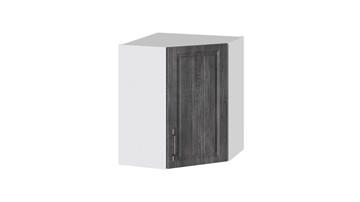 Навесной шкаф Прованс (Белый глянец/Санторини темный) угловой ВУ45_72-(40)_1ДР в Чите