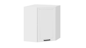 Кухонный навесной угловой шкаф Лорас 1В6У (Белый/Холст белый) в Чите