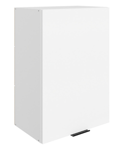 Шкаф навесной Стоун L500 Н720 (1 дв. гл.) (белый/джелато софттач) в Чите