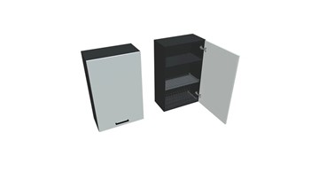 Сушильный шкаф на кухню ВС9 60, Белое гладкое Ламарти/Антрацит в Чите