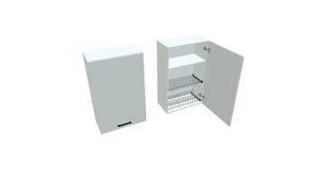 Сушильный шкаф для посуды ВС9 60, Белое гладкое Ламарти/Белый в Чите