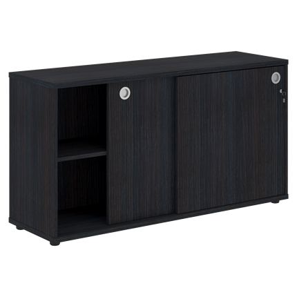 Шкаф со слайд-дверьми XTEN Дуб юкон XLC 1443 (1406х430х750) в Чите - изображение