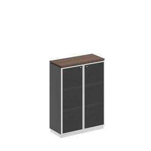 Шкаф для документов средний стекло в рамке Speech Cube (90x40x124.6) СИ 319 ДГ АР ХР в Чите