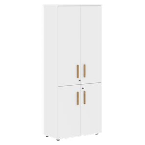 Шкаф с глухими средними и малыми дверьми FORTA Белый FHC 80.3(Z) (798х404х1965) в Чите