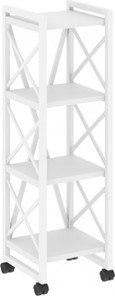 Стеллаж Loft VR.L-MST.K-4.4, Белый/Белый металл в Чите
