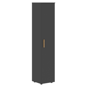 Высокий шкаф колонна с глухой дверью FORTA Черный Графит  FHC 40.1 (L/R) (399х404х1965) в Чите