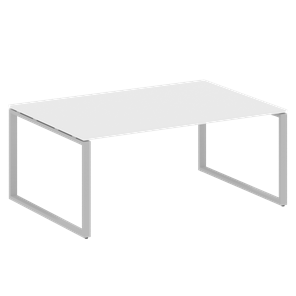 Стол для переговоров БО.ПРГ-1.5 (Серый/Белый) в Чите