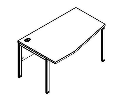 Стол письменный XMCT 149L, левый, 1400х900х750 в Чите - изображение
