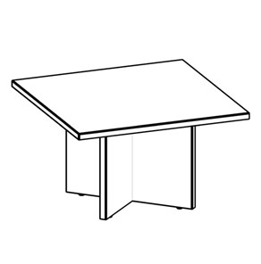Конференц-стол ТСТ 1212 Z (1200x1200x750) в Чите