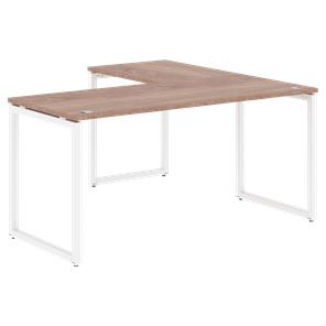 Письменный стол угловой левый XTEN-Q Дуб-сонома- белый XQCT 1615 (L) (1600х1500х750) в Чите