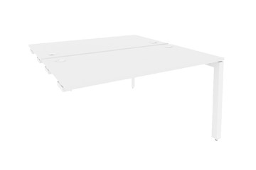 Стол приставной к тумбе O.MP-D.SPR-3.7 Белый/Белый бриллиант в Чите