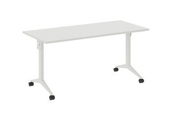 Складной мобильный стол X.M-5.7, Металл белый/Белый бриллиант в Чите