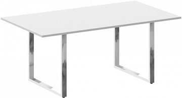 Конференц-стол Metal system direct БО.ПРГ-180 Белый в Чите