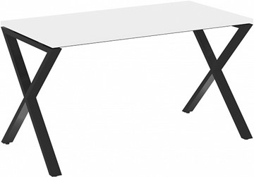 Стол на металлокаркасе Loft VR.L-SRX-3.7, Белый Бриллиант/Черный металл в Чите