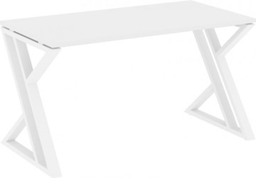 Стол на металлокаркасе Loft VR.L-SRZ-3.7, Белый Бриллиант/Белый металл в Чите