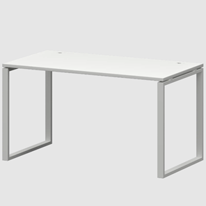 Письменный стол Смарт СМС-О-18.60 П25 (Белый/Белый) в Чите