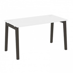 Стол для офиса Onix Wood OW.SP-3.7, Белый Бриллиант/Дуб темный в Чите